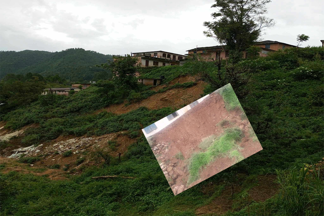 बैतडीका दुई विद्यालय भवन पहिरोको  जोखिममा, पठनपाठन प्रभावित 